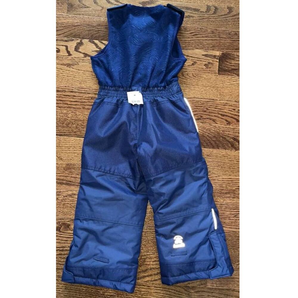 NWT Kamik Kids Snow Pants with Fleece Bib Snowsuit Size 4 - Picture 4 of 7